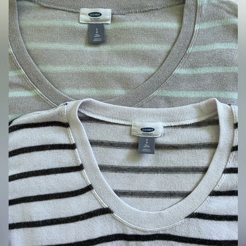 Old Navy 3/4 Sleeve Scoop Neck Lightweight Sweater-Bundle of 2-Size S Tall - Picture 9 of 9